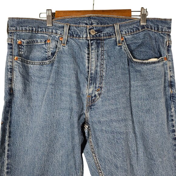 Levis 559‎ Blue Jeans 36X34 Men's Blue Loose Straight Leg Denim 2022 - Picture 3 of 10